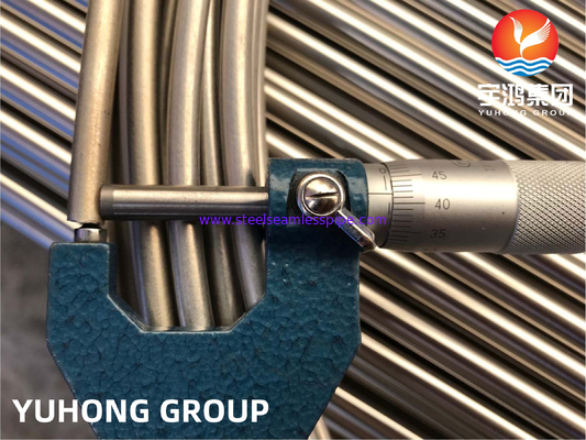 ASTM A269 TP316L nahtlose Spulenröhre aus Edelstahl für Wärmetauscher