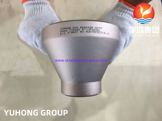 ASTM B466 UNS C70600 Kupfer-Nickel-Reduktor CuNi 90/10 Buttweld-Fittings