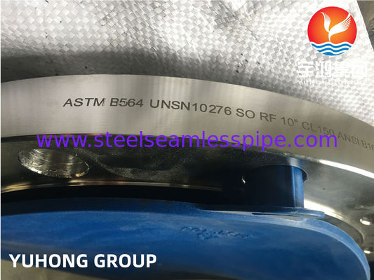 ASTM B564 UNS N10276 Schlupfflansche Hastelloy C276 Flansche Nickellegierung SORF Flansche