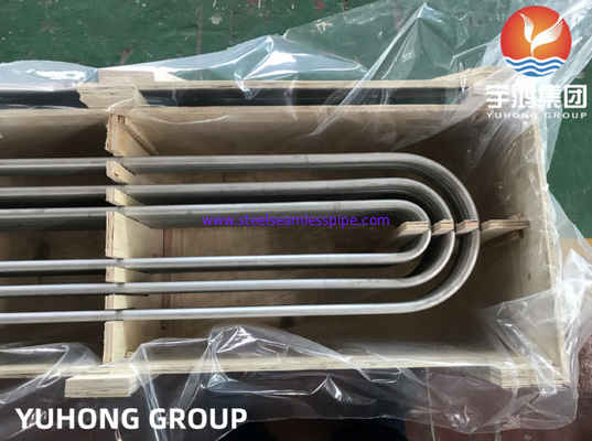 Edelstahl ASTM A213 TP304, TP304L Nahtlose U-Bogenröhren für den Wärmetauscher