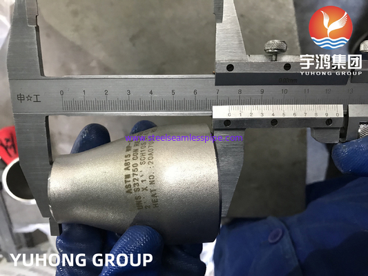 ASTM A815 UNS S32750 Super Duplex Stahlrohrbefestigungskonzentrischer Reduktor