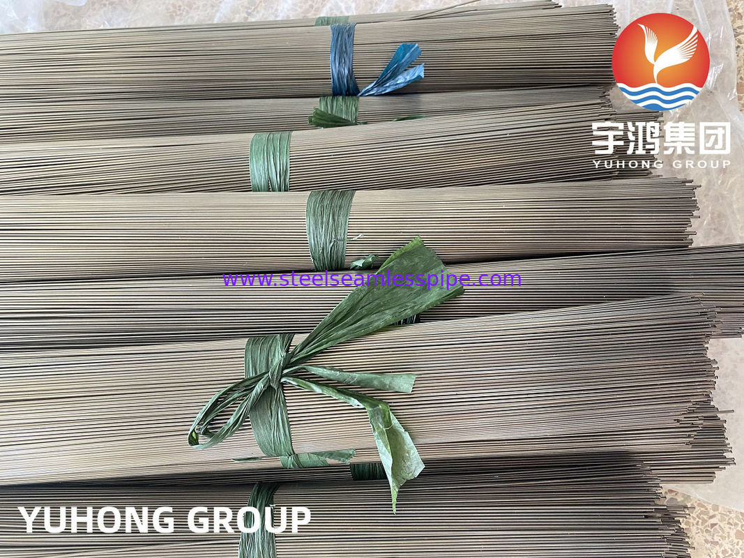 Edelstahlkapillarröhre blank geglüht ASTM A213 / ASTM A269 TP304/304L TP316/316L 19,05 X 1,65 X 6096MM