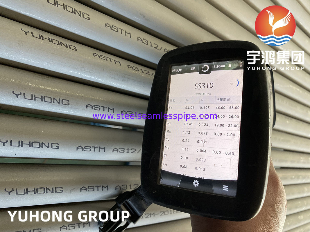 ASME SA2312 TP310S | ASTM A312 TP310S TP310H 310S 310MoLN Edelstahlrohr für die Öl- und Gasindustrie
