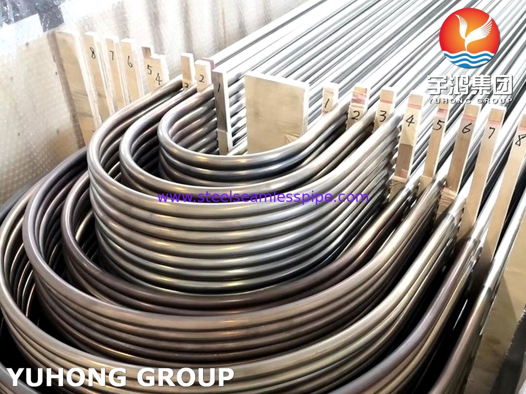 Edelstahl nahtloses ASTM A213 / ASME SA213 TP321 / TP321H / TP347H Kessel U-Bogenrohr