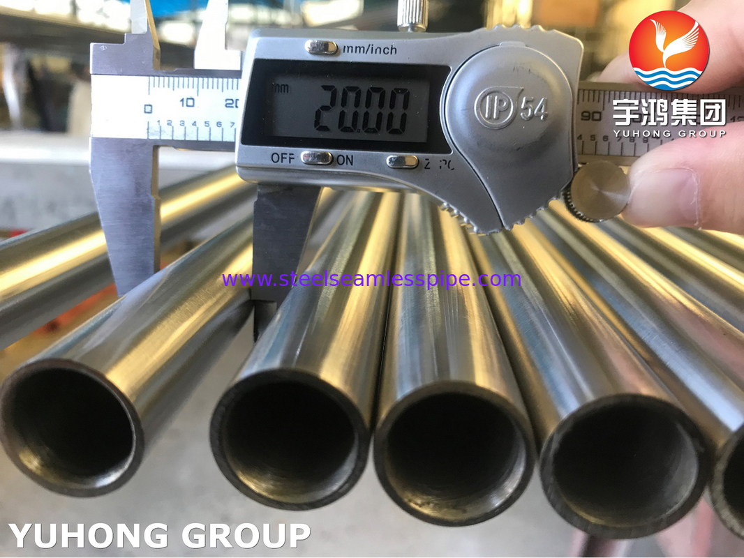 ASTM A269 TP316L Edelstahlbrillendes SMLS-Rohr für Strohsauger
