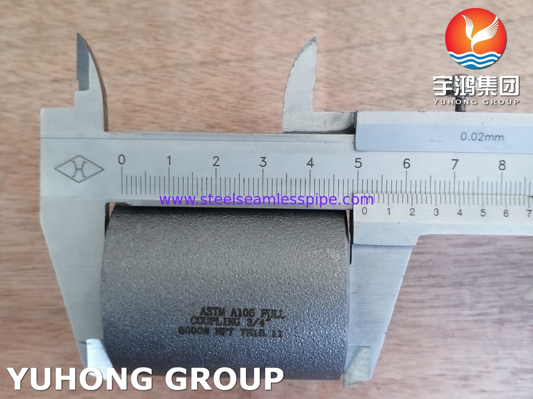 ASTM A105 Kohlenstoffstahl geschmiedet mit Vollkopplung NPT 6000LBS B16.11 für die chemische Industrie