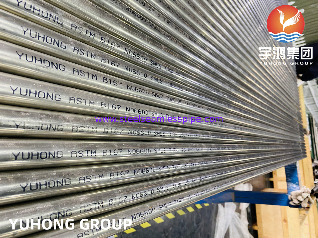 ​​ASME SB167 Inconel 600 Nahtloses Rohr, Chlorid-Spannungsrisskorrosionsbeständig für Hydrierreaktoren