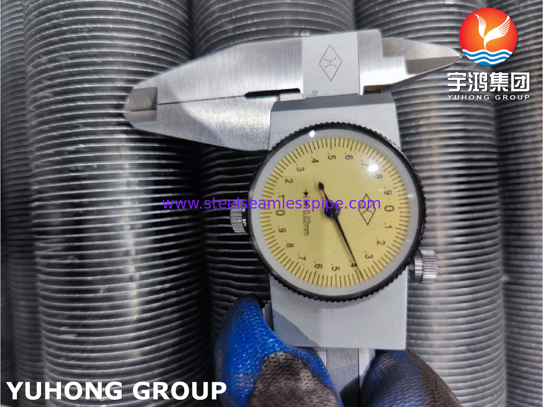 Wärmetauscher Flachrohr, Extrudiert, ASTM A213 TP304 mit Aluminium 6063