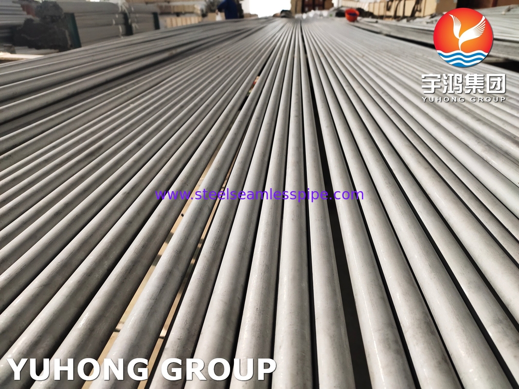 ASME SA789 S32205 19.05x2.11x6100MM Duplex Stahl nahtloser Rohrwärmetauscher Luftkühler Kondensatorverdampfer