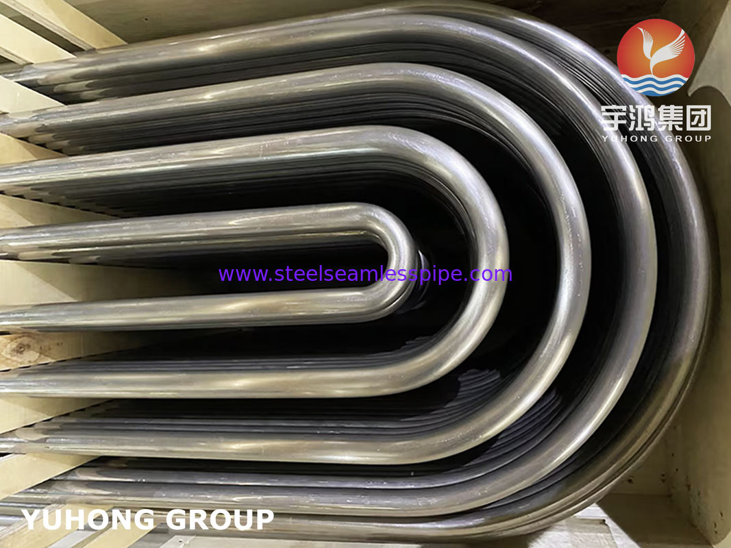 Monel 400 UNS N04400 U Bend Tube ASME SB163 Nahtlose Nickellegierteile