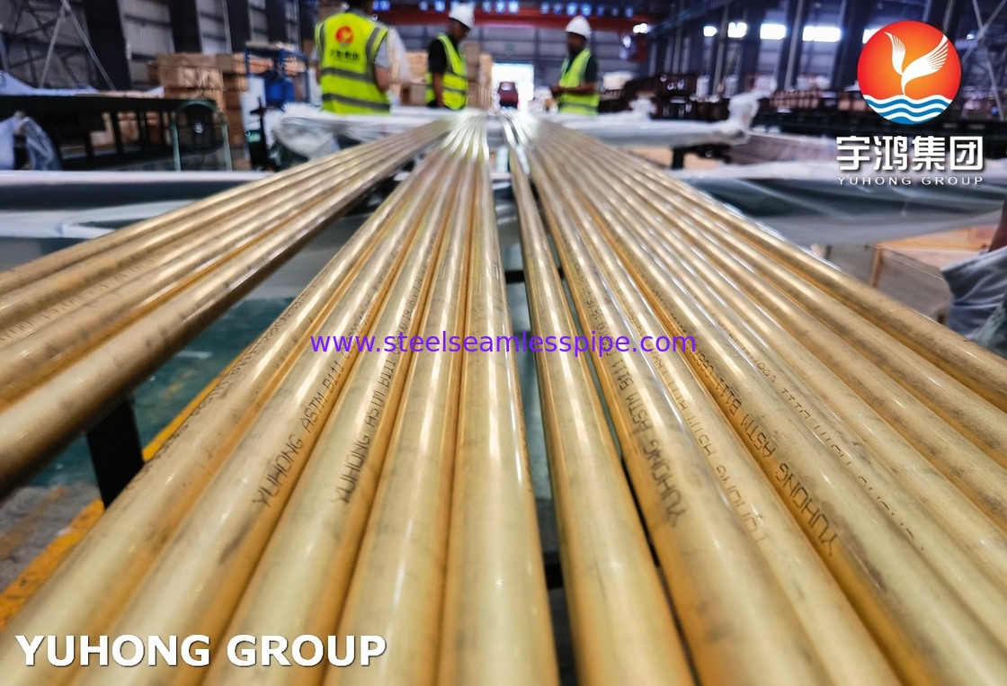 C68700 Seamless Tube aus Kupferlegierung ASTM B111 für Wärmetauscher
