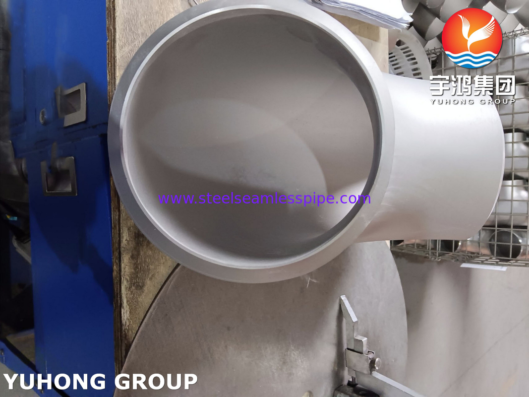 ASTM A815 S32750 Duplex-Edelstahl-Fitting Ellenbogen 90 Grad Längen Radius Buttweld B16.9