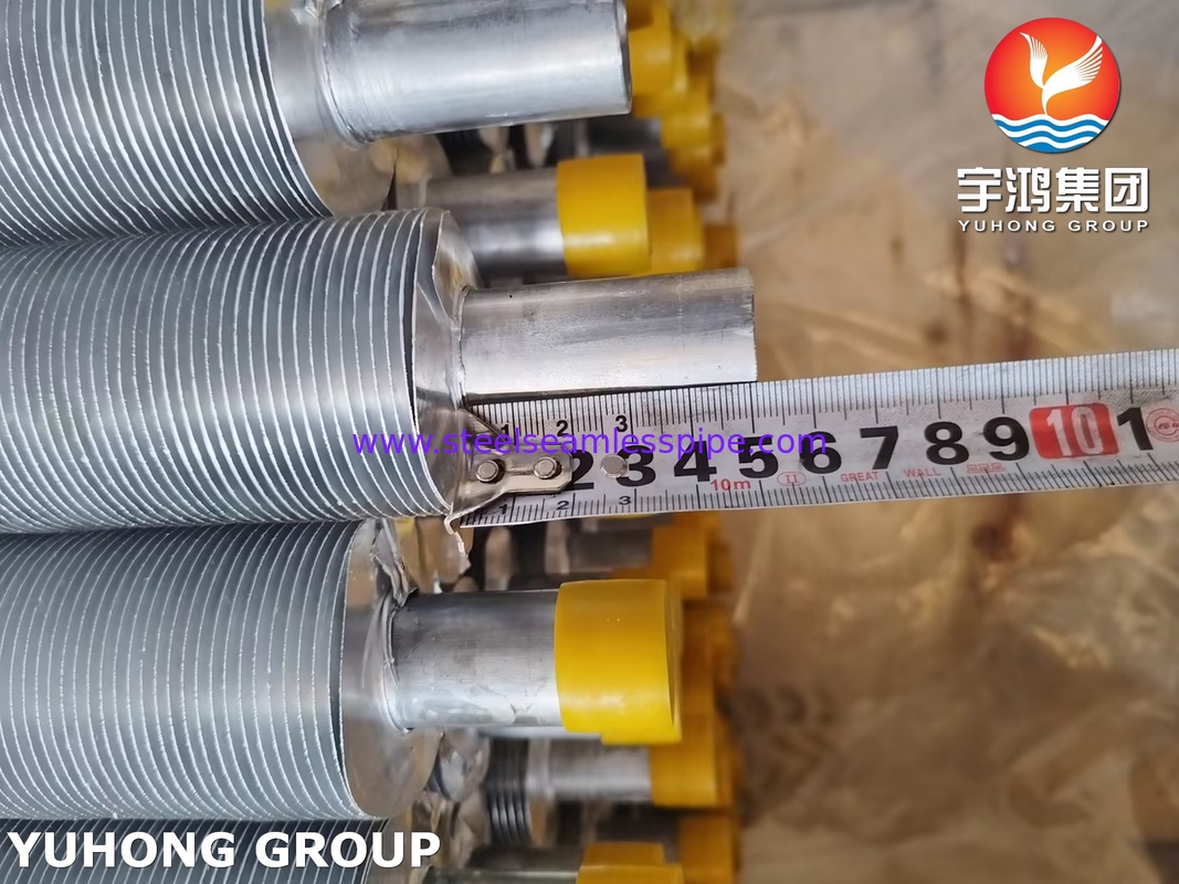 ASME SA249 TP316L Wunde Flossenröhre mit Al1100 Flossenstreifen für Luftkühler