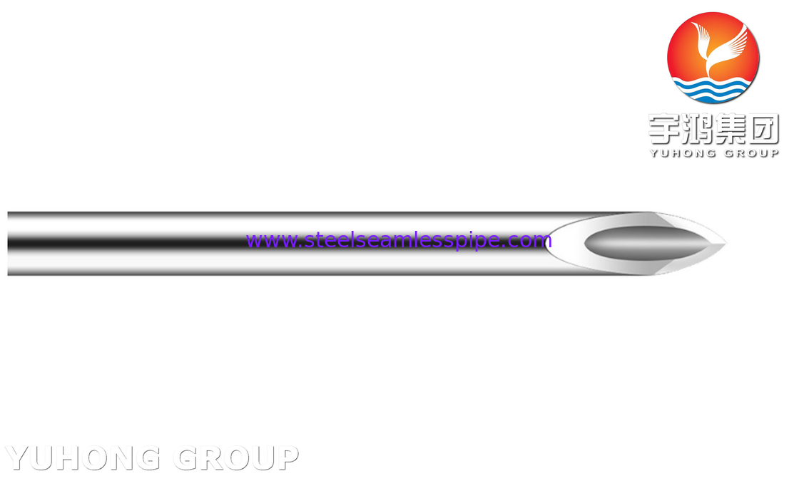 32G Edelstahl Mesotherapie Nadelrohr für die plastische Chirurgie, Tri-bevelled Nadel Spitze