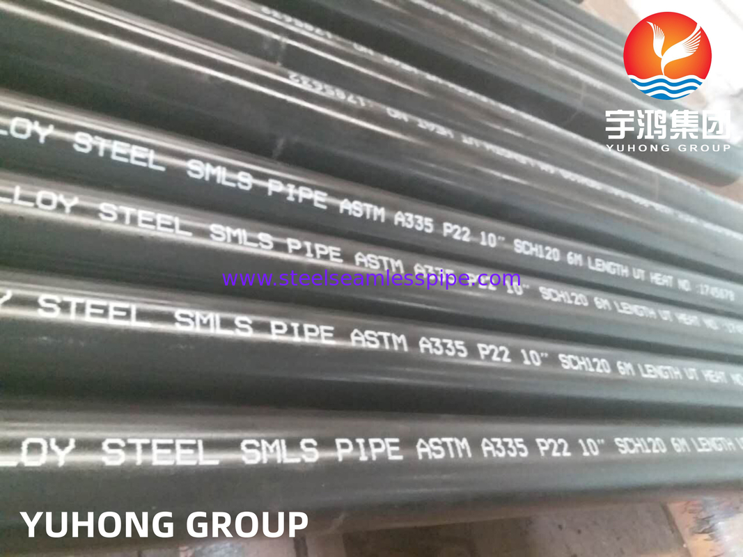 Nahtlose Rohre aus Legierstahl ASTM A335 P5 P9 P11 P12 P21 P22 P91 für die petrochemische Industrie