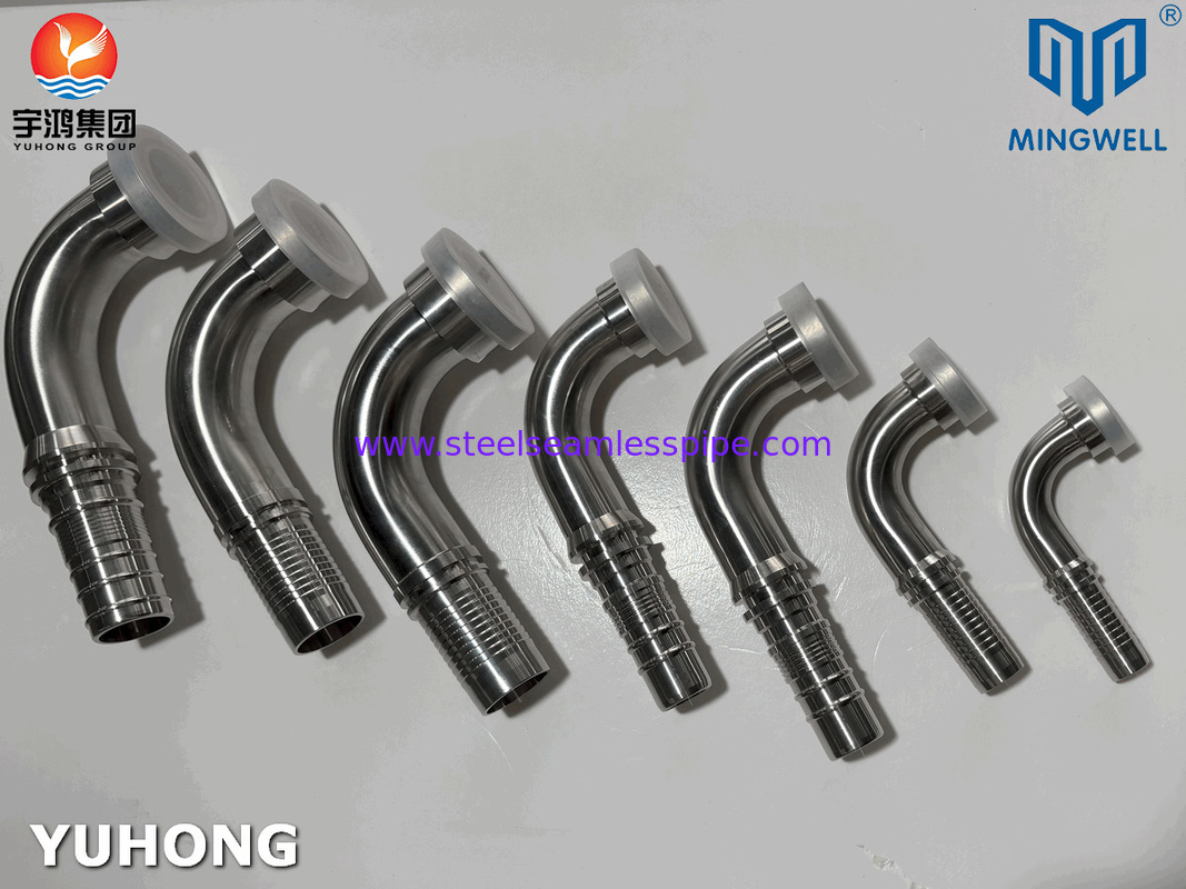 Rohrverbindung aus Edelstahl 90° SAE Flansche SS316L für Rohrverbindungen