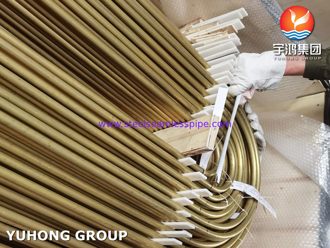 ASTM B395 / ASME SB395 C68700 U-Bend Kupferlegierung für Wärmetauscher