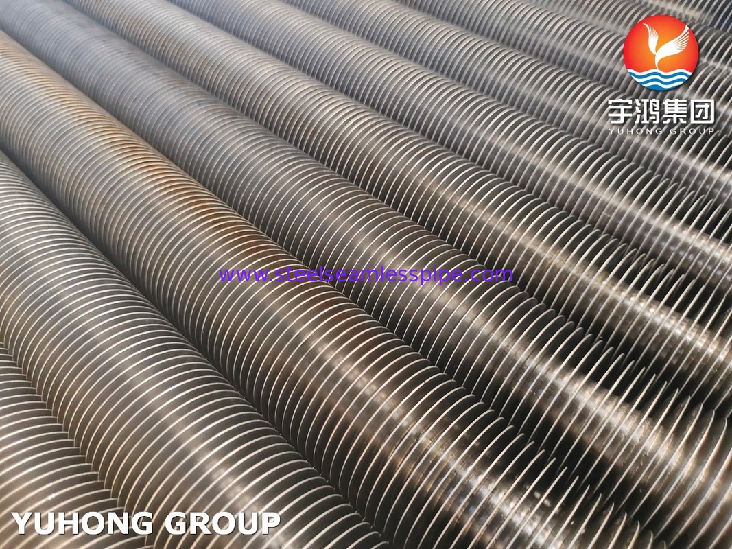 ASTM A179 Aluminium-Kohlenstoffstahl eingebettete Flossenröhre für Wärmetauscher und Kühlsystem