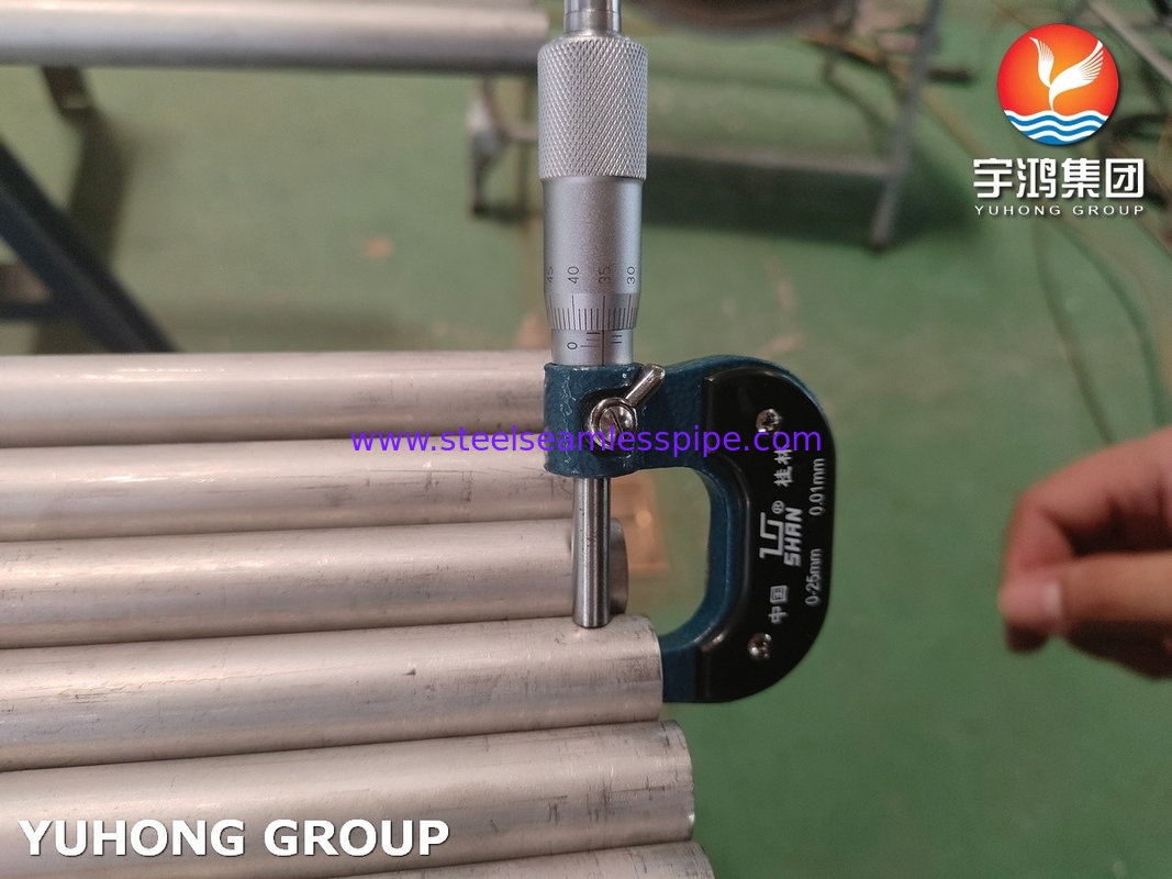 ASME SA789 / ASTM A789 S32750 Nahtlosrohr aus Duplexstahl für Wärmetauscher, chemische Anwendung