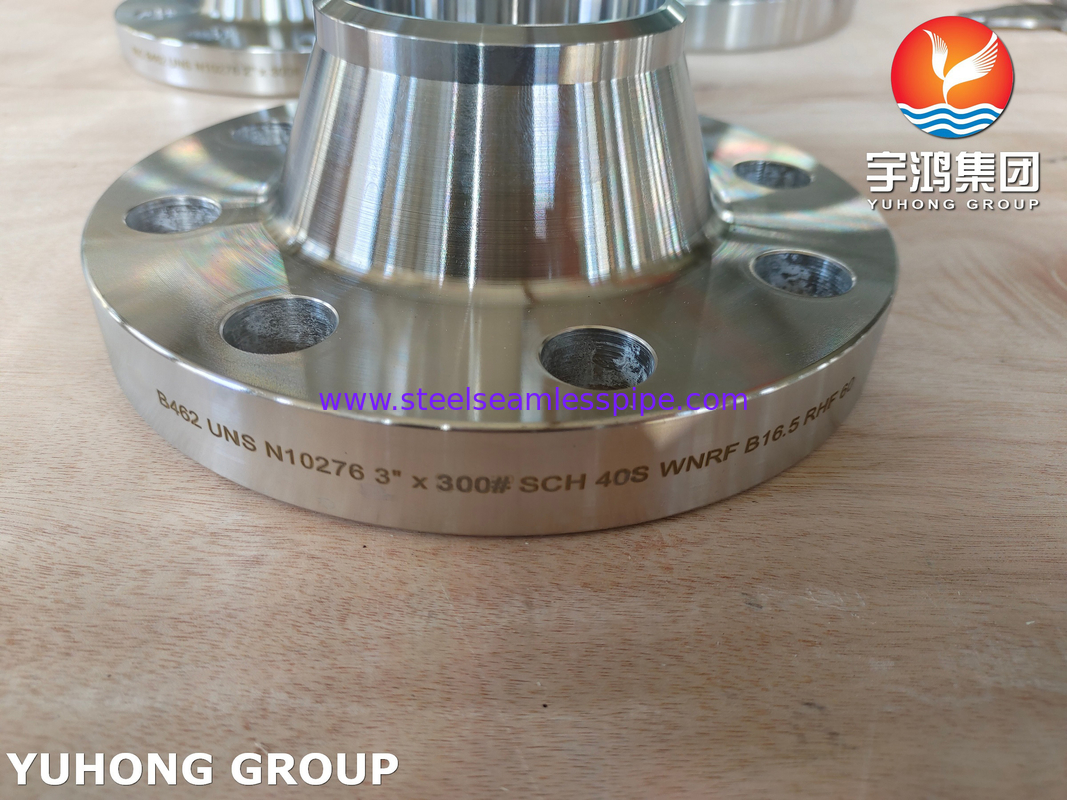 ASTM B564 N10276 Nickellegierte Stahlschmiedeflansche B16.5