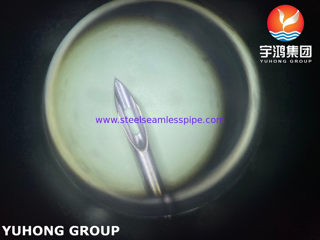 ISO9626 SUS304 Medical Stainless Steel Back Eye AV Fistula Needle Tube For Hemodialysis