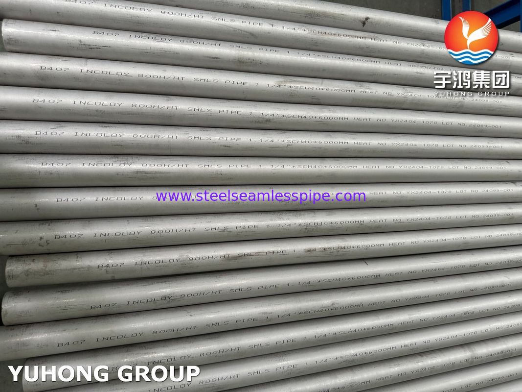 ASME SB407 UNS N08811 NaNickel-Eisen-Chrom-Legierung nahtloses Rohr für Hochtemperatur-Industrie-Pipeline