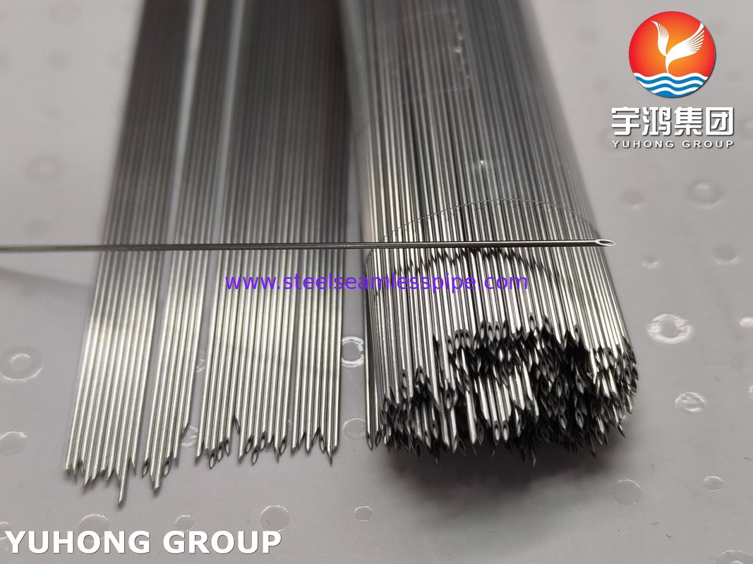 SUS304 Medizinischer Edelstahl-Intravenöser Verweilkatheter, Rückseitig geschliffene Spitze