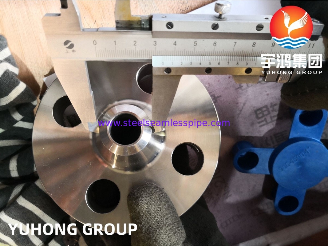 Inconel 600 (Legierung 600, UNS N06600) Nickellegierungsflansch, ASTM B564 / ASME SA564, Anschweißflansch mit erhabener Dichtfläche (WNRF)