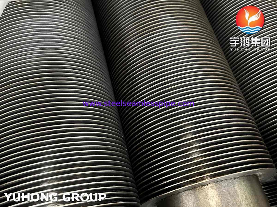 ASTM A335 P22 Legierstahlrohr mit AS Fin Material HFW Solid Fin Tube, Hochtemperaturdienst