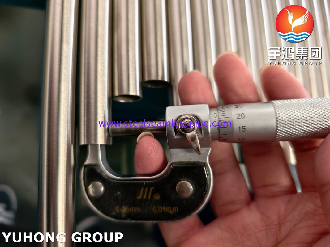 ASME SB163 N08810 Nahtlose Rohre aus Nickellegierung für Hochtemperatur- und Druckanwendungen