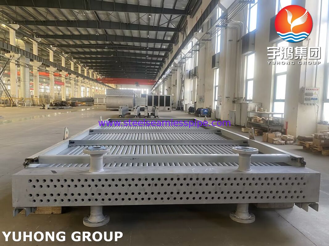 Monel 400 Luftkühler-Rohrbündel mit extrudierten Aluminiumrippen und ASME SB163 nahtlosen Rohren