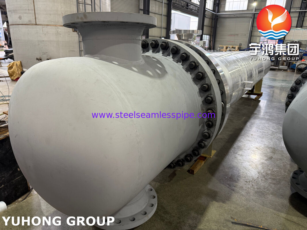 ASME U Stempel AES-Typ schwimmender Kopfwärmetauscher mit TP316L-Röhren für schwere Betriebsbedingungen