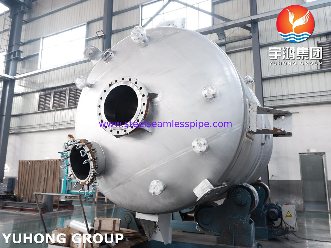 ASME U Stamp zertifiziertes Verkleidetes Reaktorgefäß aus SA516 Gr.70 Kohlenstoffstahl mit Rührgerät zum Mischen