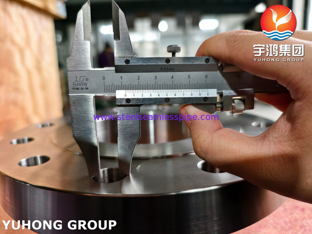 ASTM B564 N04400 Monel 400 Nickellegiertes Stahl geschmiedet Blind-Raised-Fläche