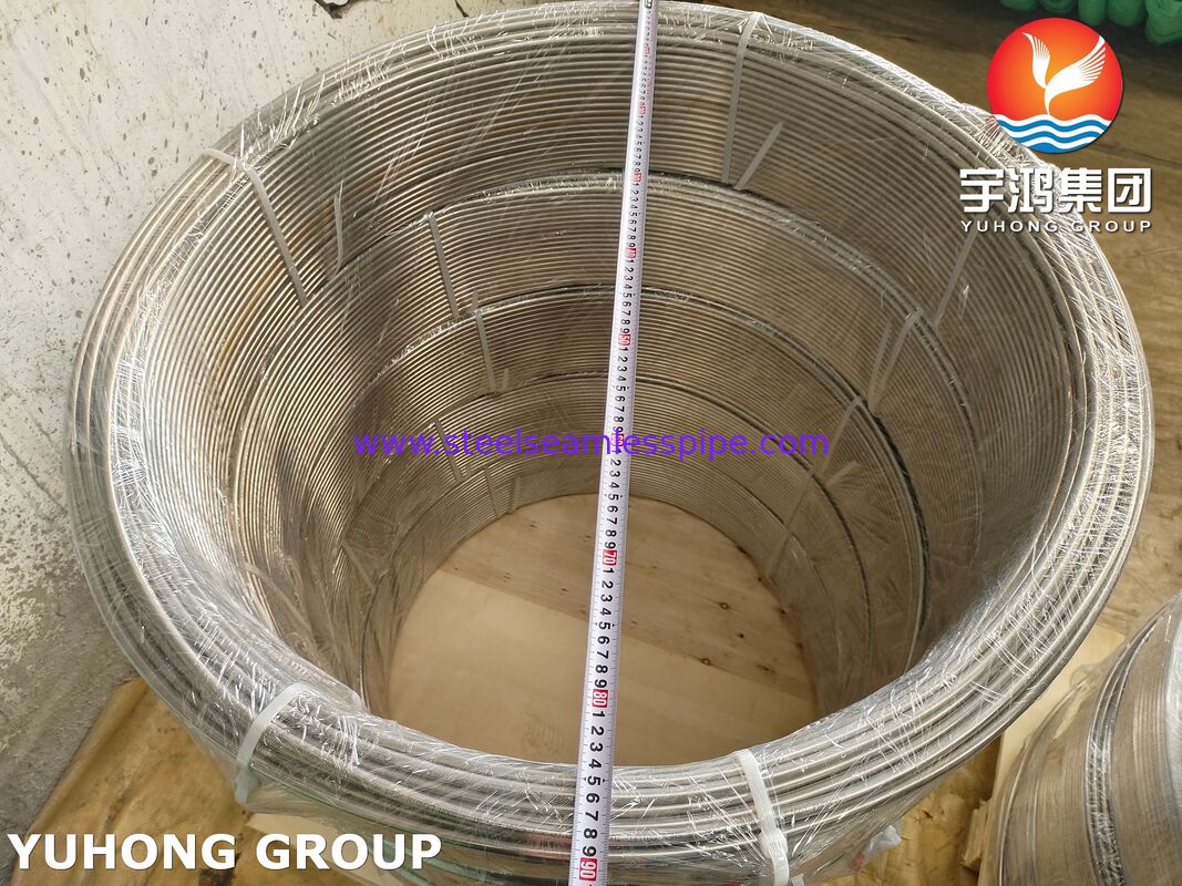 Edelstahl hellgeglühtes Spulenrohr ASTM A269 TP316 / TP316L für potenziell korrosive Umgebungen