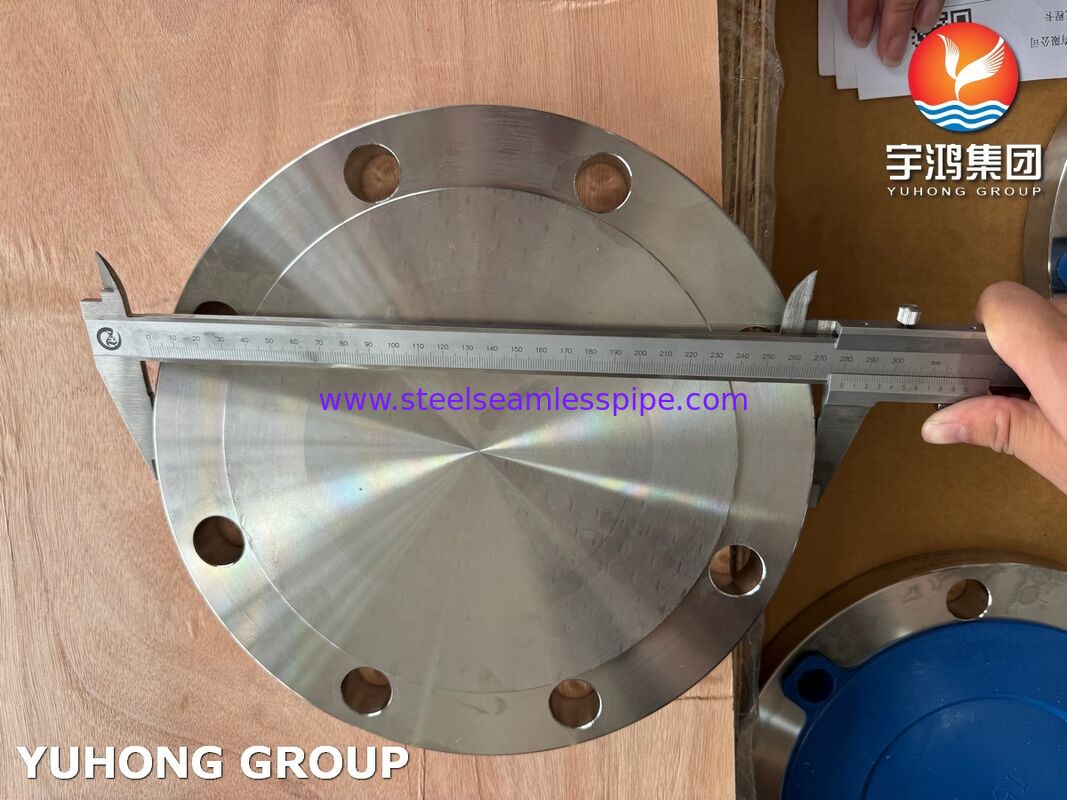 ASME SA182 F304 Austenitische geschmiedete Flansche aus Edelstahl für industrielle Rohrleitungen, die der ASME-Norm B16.5 entspricht