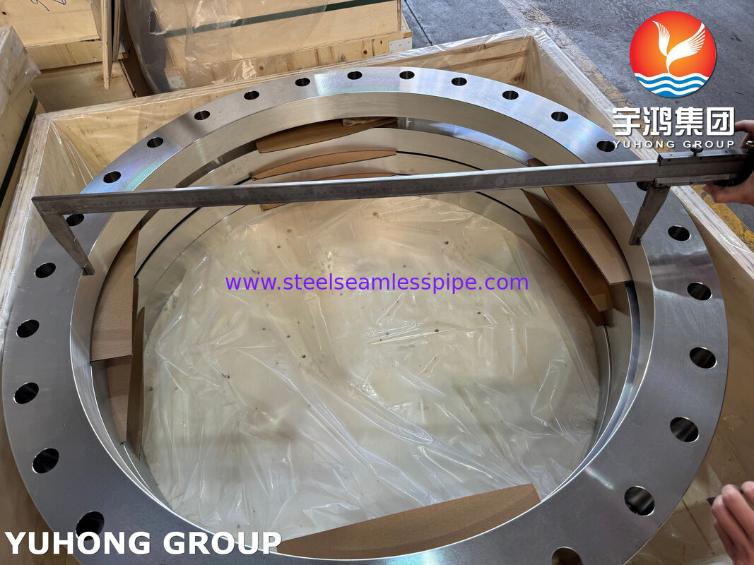 EN1092-1 Type 01A Plate Flange A182 F316L Stainless Steel Flange Flat Face Flanges
