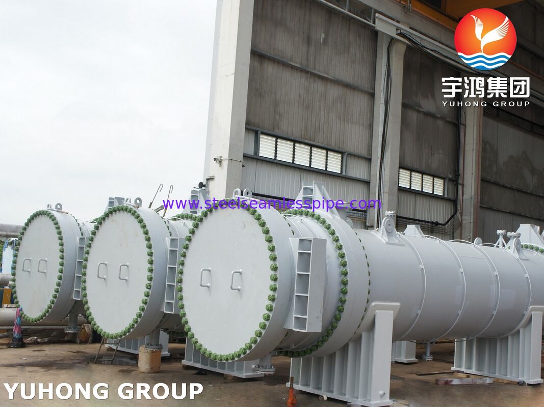 ASME VIII U-Stempel 316L Schwimmkopf-Rohrbündelwärmetauscher AES für Petrochemie