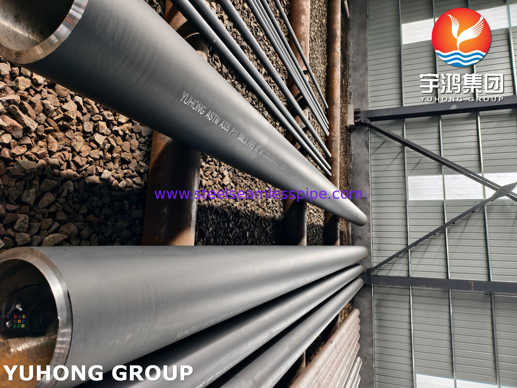 ASTM A335 / ASME SA335 Seamless Pipe aus Legierstahl der Klasse P11 für Kraftwerke