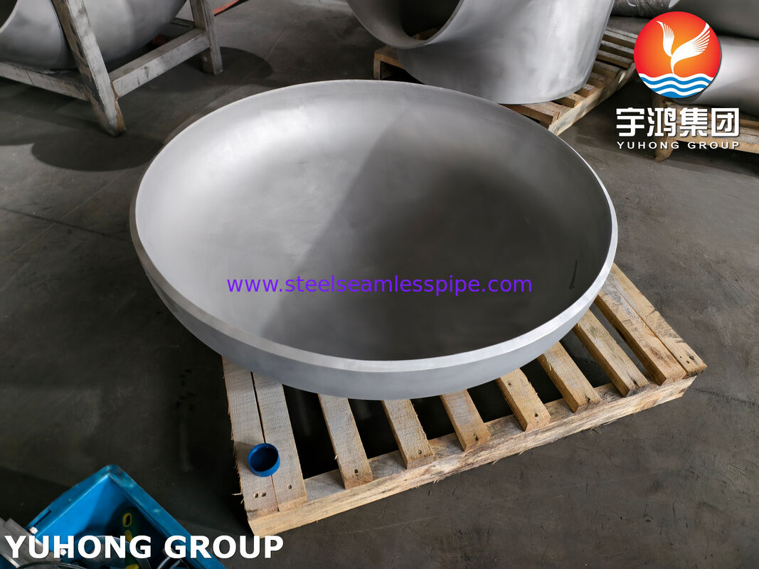 ASME SA403 / ASTM A403 WP304H Endkappe ASME B16.9 Rohrverbindungen aus Edelstahl