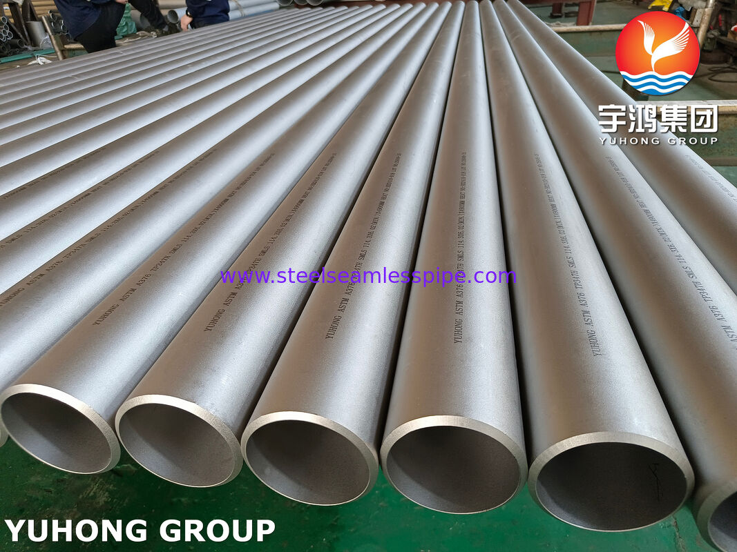 ASTM A376 TP347H Nahtlose Röhre Nb-stabilisiert 515MPa bis 900°C für Superheater Reheater Cracking Furnace