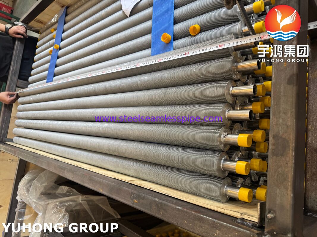 EN10217-7 1.4310 Extrudierte Rippenrohre für Rohrbündelwärmetauscher