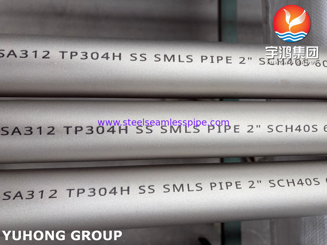 ASTM A312 TP304H 304L nahtlose Rohre aus Edelstahl für chemische und industrielle Anwendungen