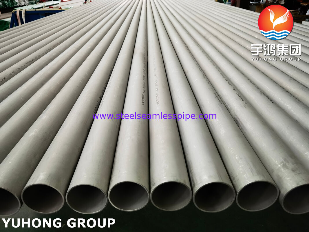 Caño de acero inoxidable Sin Costura SA 213 TP304H  Stainless Steel Seamless Tube  19.05mm*1.65mm*7316mm