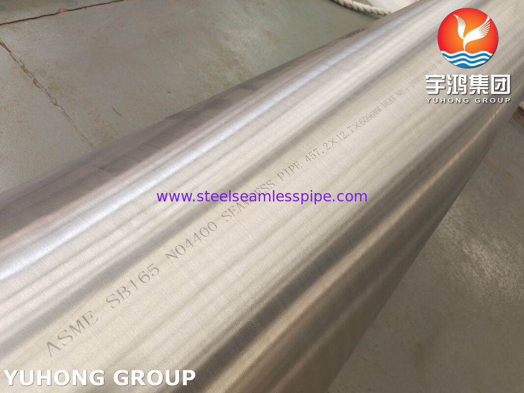 ASME SB165 UNS N04400 Monel400 Seamless Nickel Alloy Pipe For Fluid Transportion Piping