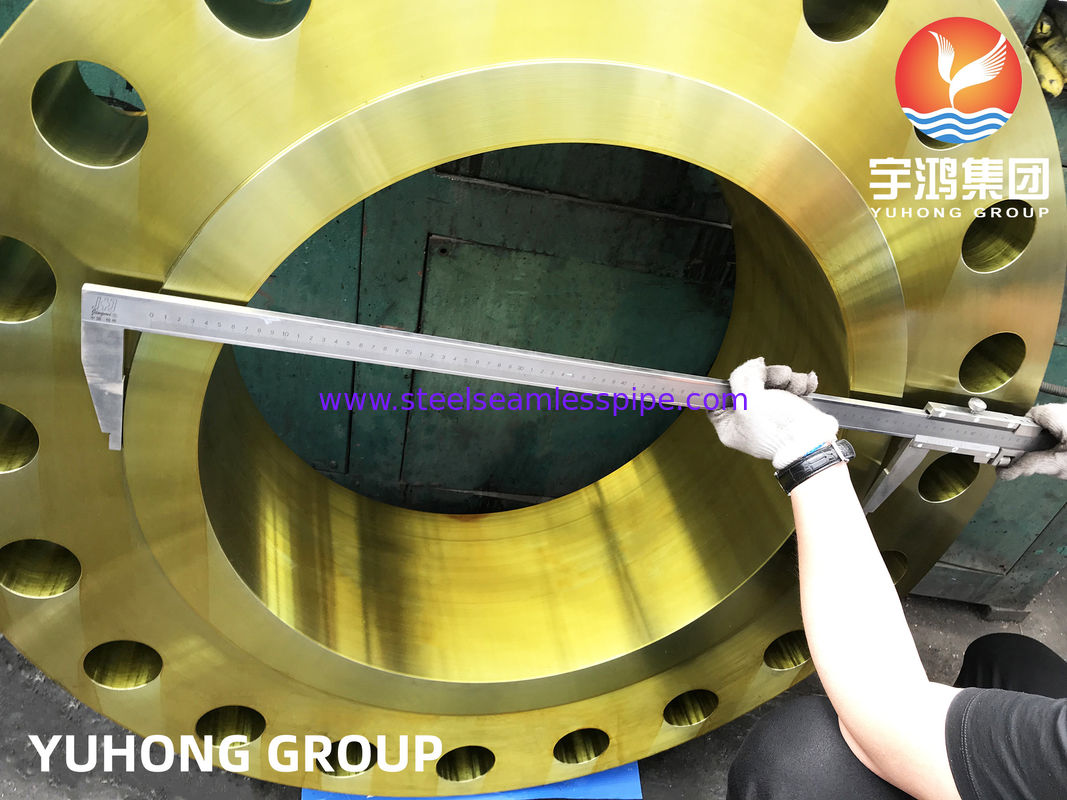 A694 F52 Schweißhalsflansch mit Rostschutz, Schmiedeteile aus Kohlenstoff- und legiertem Stahl B16.47, beständig gegen Schwefelwasserstoff