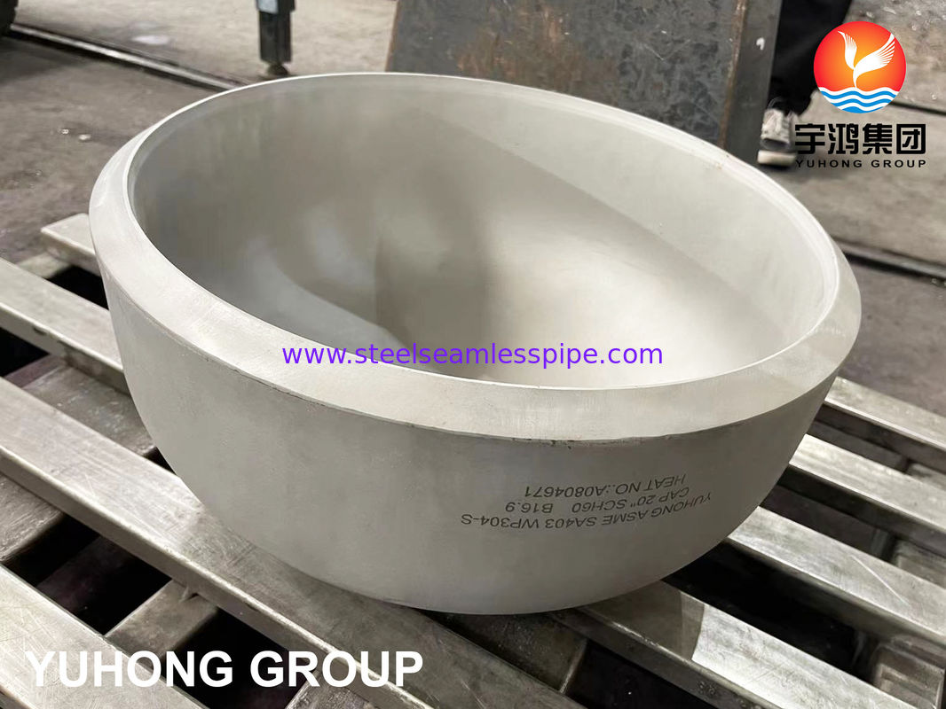 ASME SA403 WP304-S EDELSTAHL-ENDKAPPE ANSCHLUSSSCHWEISSFITTING B16.9