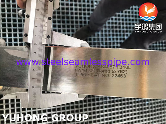 Rostfreier Stahl auf Flanschen ASTM A 182 GR F316L für Wasseraufbereitungsanlagen