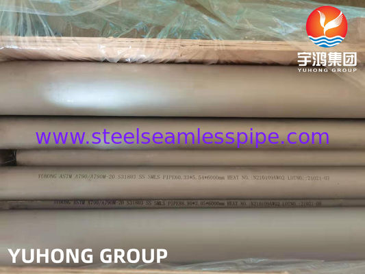 ASTM A790 UNS S32750 (2507, 1,4410), Superduplexedelstahl-Rohre, PREN>40