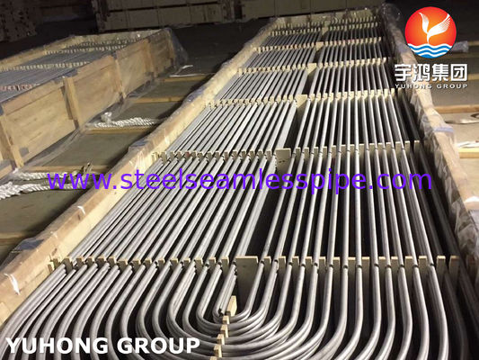 WÄRMETAUSCHER-KESSELROHR EINGELEGT / BA EDELSTAHL-NAHTLOSES ROHR / U-BOGEN